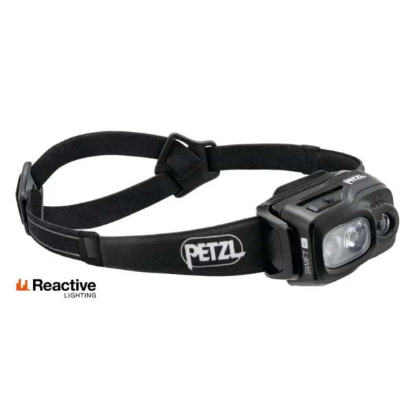 Petzl Swift RL čeona lampa Black
